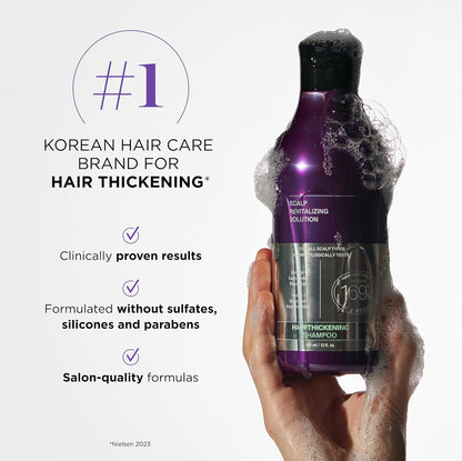 MyHairGroot. Thickening Serum, Shampoo, Conditioner, and Scalp Treatment Set for Hair Loss